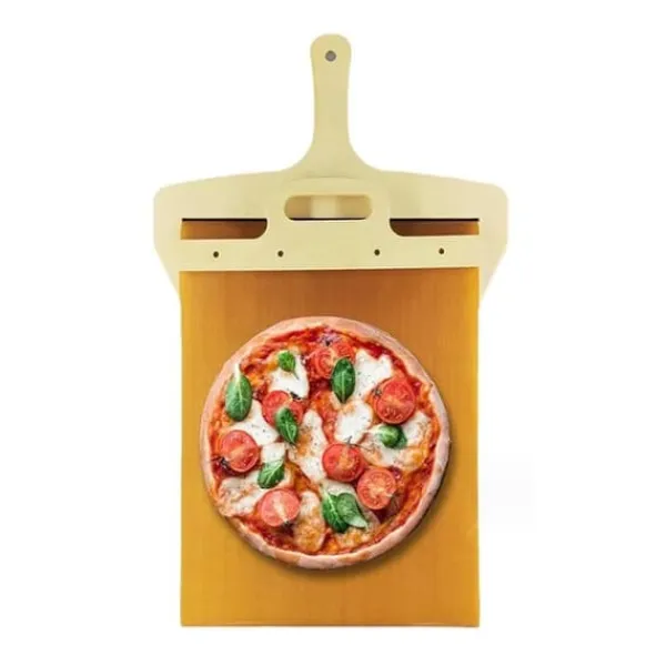 Pizzaspader>Pizzaskovl med non-stick pizza transfer 60x36cm