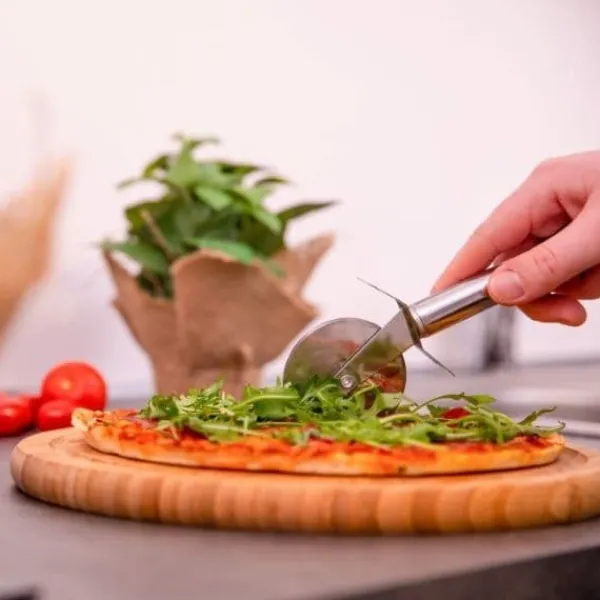 Pizzaskærere>Pizzaskærer i rustfrit stål