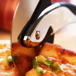 Pizzaskærer Pizzaskærekniv Kageværktøj Pizzahjul - RØD Hot