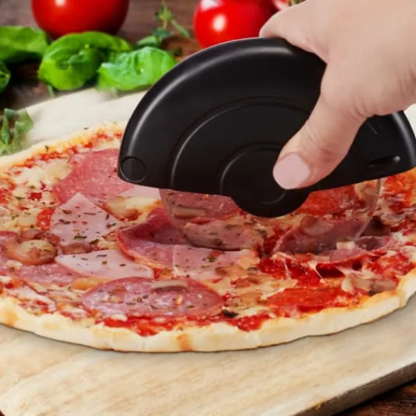Pizzaskærere>Pizzaskærer, 11.5x13.5x2.8 cm, Sølv