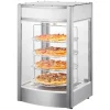Pizzavarmer Display til 14" Pizza, 4-trins Kommerciel Elektrisk Varmer, Effektiv Madopvarmning, Hold Maden Varm