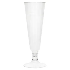Glas>PLA champagneglas 100 ml 5,5 x 16 cm 24 stk.