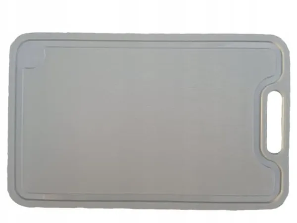 Plast køkkenskærebræt XXL LYS GRÅ 44x28cm POLEN PRODUKT New