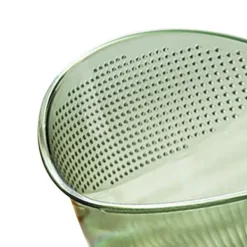 Plastic risvasker si dørslag med håndtag til grøntsagsbønne frugtpasta Køkkentilbehør Grøn Best