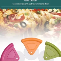 Plastik Pizza Hjul Skæremaskine Pizza Udskæring Værktøj Kage Brød Skæreværktøj Bageværktøj Bageform Clearance