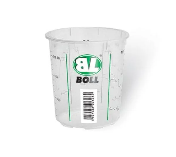 Plastikbeholder med graduering 650 ml New