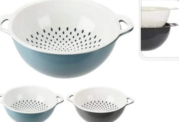 Dørslag & Sier>Plastiksi med skål 2i1 køkken 26x11 cm