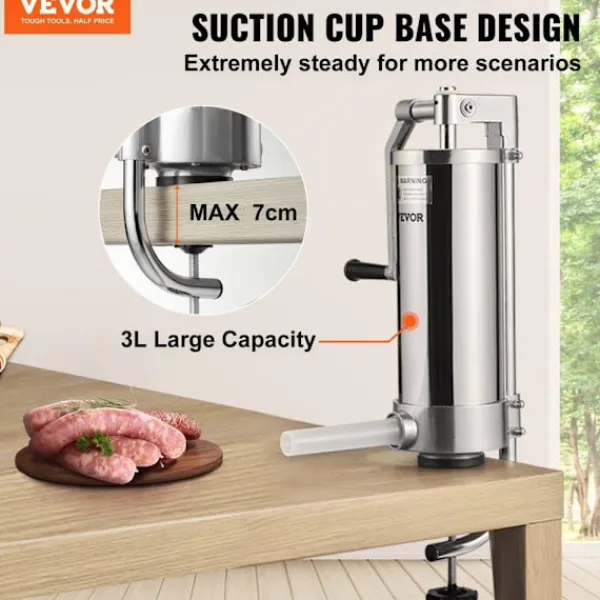 Pølsestopper, Pølsemaskine - Manuel, 3L Discount