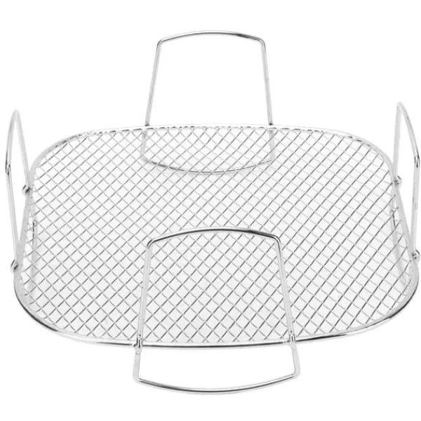 Pommes frites i rustfrit stål Anti Fall Ovn Kølestativ Holder Hylde til hjemmekøkken grill Outlet