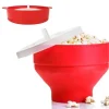 Popcornmaskiner>Popcorn Bowl Silicone Micro Bowl til popcorn - Foldning