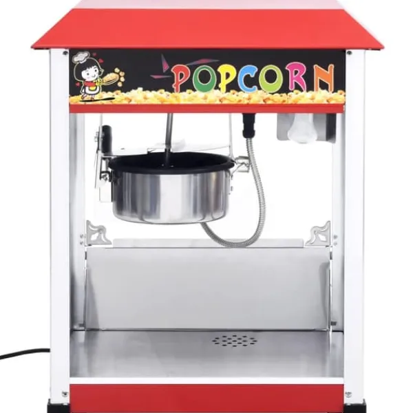 Popcornmaskine med teflongryde - Professionel og brugervenlig | Effekt: 1400 W New