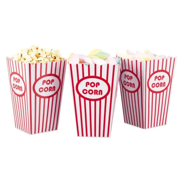Popcornmaskiner>Popcornposer, 16x10,5x10,5 cm, Rød, Hvid