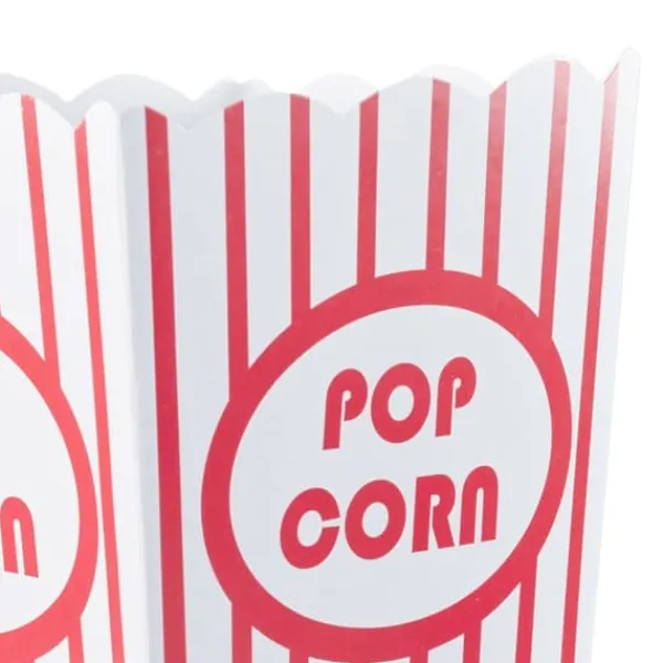 Popcornposer, 16x10,5x10,5 cm, Rød-Hvid Best