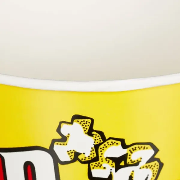 Popcornmaskiner>Popcornspand-sæt, 17,5x18 cm, gul