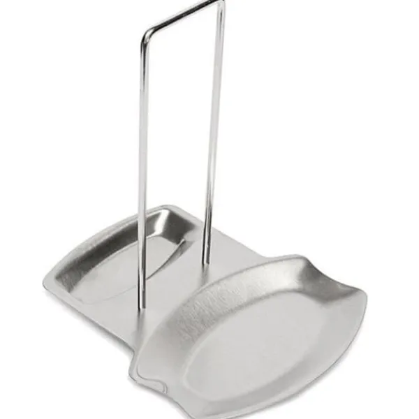 Skeholder>Praktisk skeholder og grydelågsholder Redskabsholder Rustfrit stål Grydedæksel Låghylde Stativ Skeholder