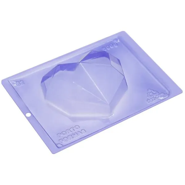 Pralinform Hjärta Chokladform - Porto Formas 62 - Special 3 Part Mold New
