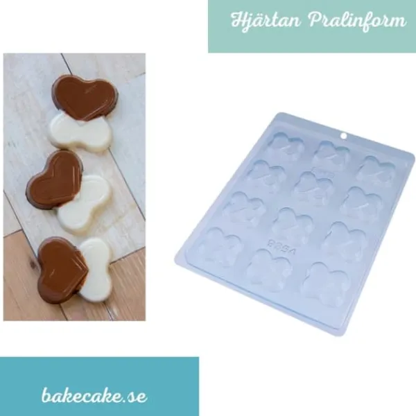 Pralinform Hjärta Chokladform - BWB 9354 Sale