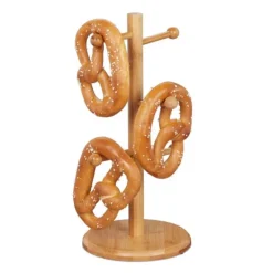 Serveringsfad & Skåle>Pretzelstativ, Bambus, 35x17,5 cm, Natur