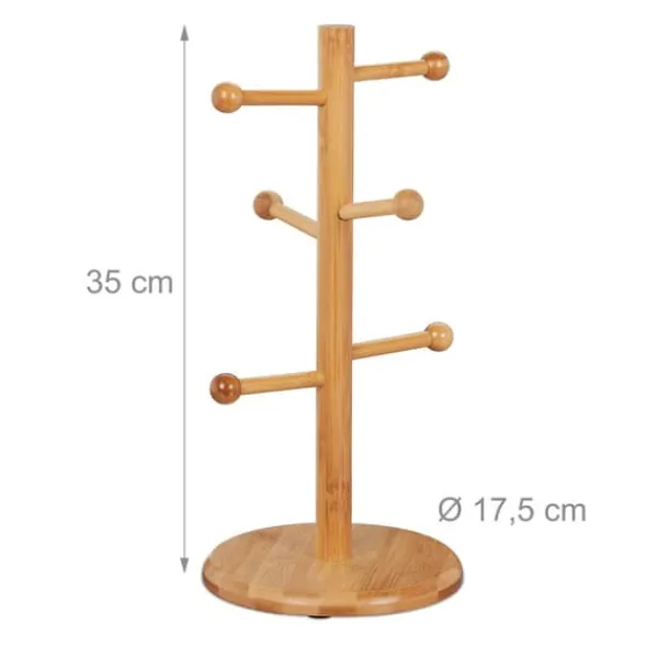 Serveringsfad & Skåle>Pretzelstativ, Bambus, 35x17,5 cm, Natur