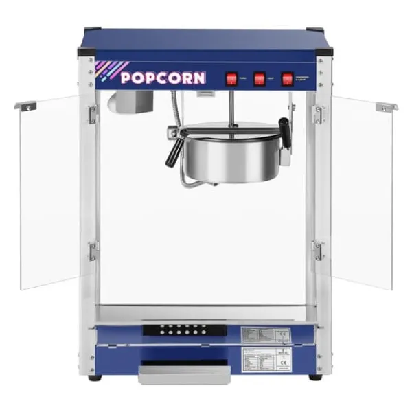 Popcornmaskiner>Professionel effektiv popcornmaskine 1350W 8 oz Royal Catering RCPR-1350