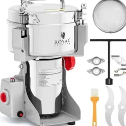 Professionel elektrisk kværn til krydderier, urter, kaffe, nødder, 1000 g, 3000 W Discount