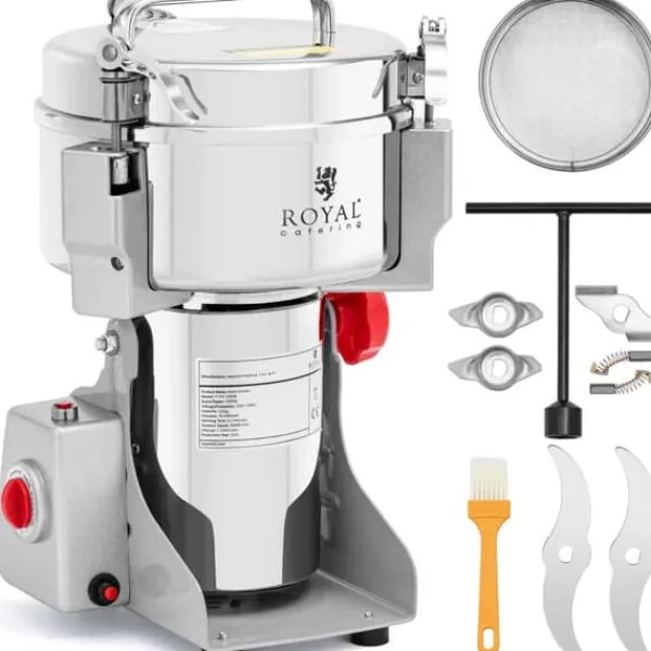 Professionel elektrisk kværn til krydderier, urter, kaffe, nødder, 1000 g, 3000 W Discount