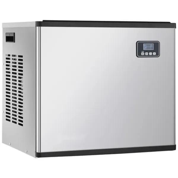 Isproducenter>Professionel Ismaskine, 550 LBS/24 timer, 300 LBS Opbevaringsbeholder, Automatisk Selvrensning