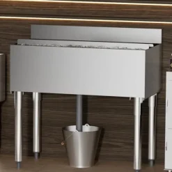 Professionel Isspand 95,3l, Under-bar Model, Med Skydelåg, Ideel til Køkkener Online