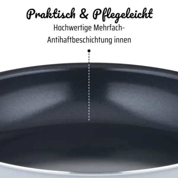 Gryder, Stegepander Og Kasseroller>Professionell stekpanna - GSW - PRO BASIC - 36 cm - Induktion - Tjock smidd aluminium - Gastronomikvalitet