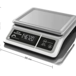 Professionell våg - LBP 50 Professional - USB - Grå - LITT BALANS - Köksvåg - 50 kg Outlet