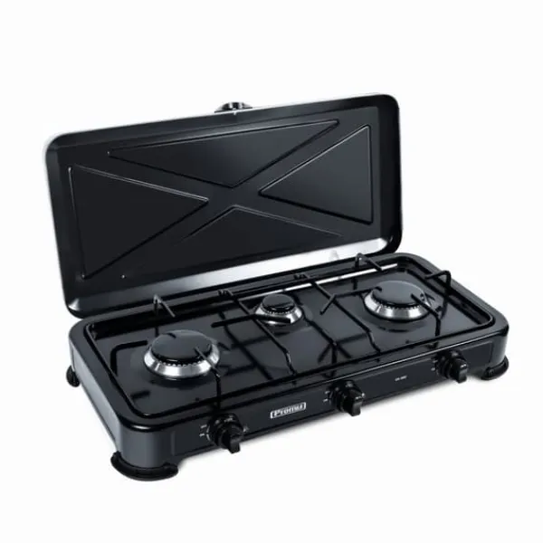 Portable Komfurer>PROMIS KG300 SORT gaskomfur UDEN REDUCER