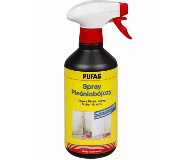 Rengøringsmiddel>Pufas svampedræbende og meldugdræbende spray 0,5 l
