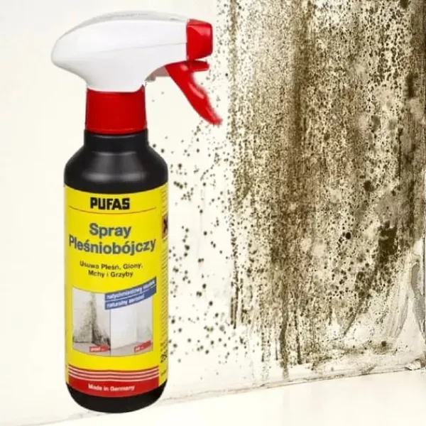 Rengøringsmiddel>Pufas svampedræbende og meldugdræbende spray 0,5 l