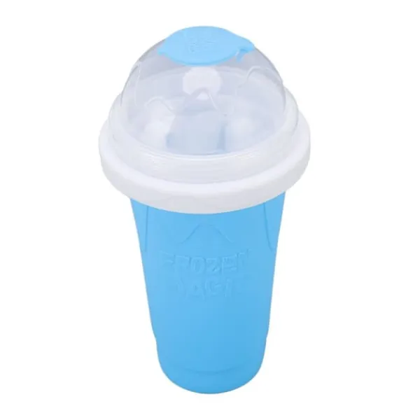 Quick Smoothies Cup Snabbfryst Smoothies Cup Hemlagad Milk Shake Glassmaskin för Family Blue Sale
