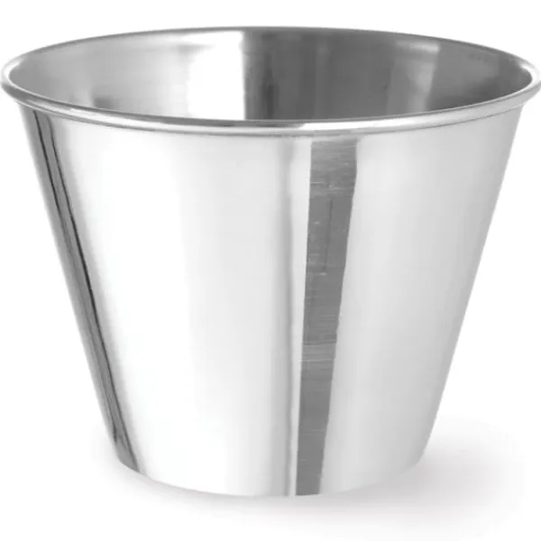 Ramekin skål, fad til saucer og dips, rustfrit stål, diameter. 100 mm 12 stk 340 ml - Hendi 400067 Clearance