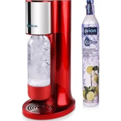 Rød AquaDream carbonator sifon til kulsyrevand, patronsæt Discount