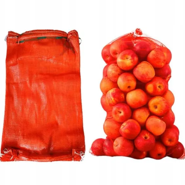 Madopbevaringsposer>Rød raschelpose 60x90 cm 30-35 kg 100 stk.