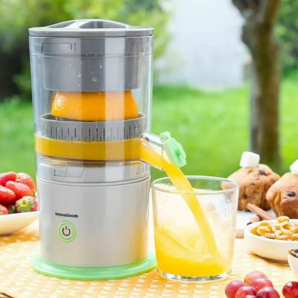 Juicepresser - Nyd Friskpresset Juice Derhjemme>Rechargeable Automatic Juicer Juisso InnovaGoods