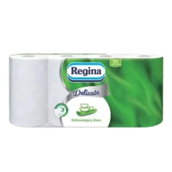 Regina Delicate Aloe Vera Toiletpapir 8 Ruller New