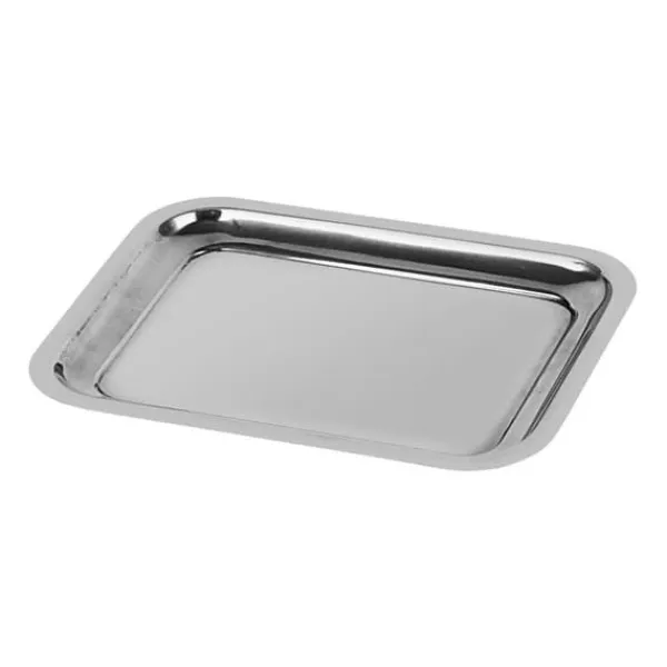 Rektangulært serveringsbakke i stål 21,5x16,5 cm Best