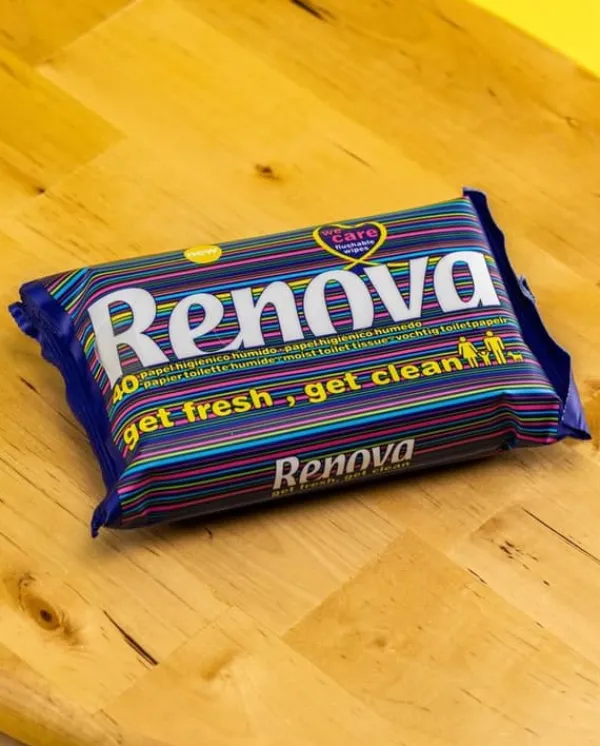 Toiletpapir>Renova fugtet toiletpapir 40 stk