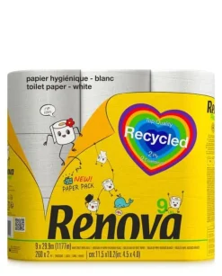 Toiletpapir>Renova Genbrugt 9R toiletpapir