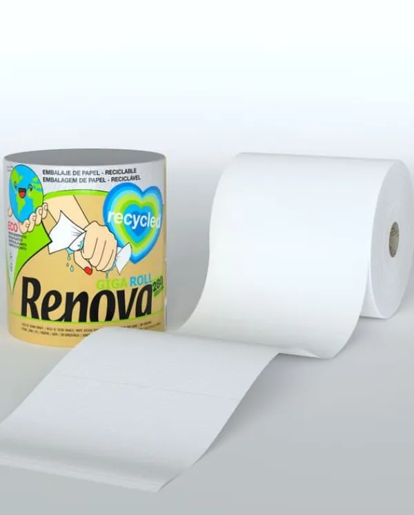 Renova Giga Roll Genbrugt 1R papirhåndklæde Online