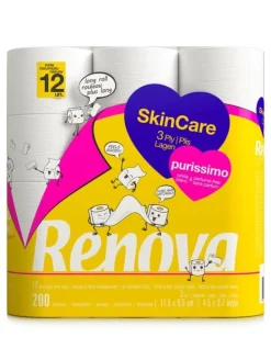 Renova Hudpleje Purissimo 12R Toiletpapir Best
