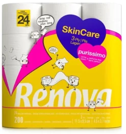 Renova Hudpleje Purissimo 24R Toiletpapir Discount