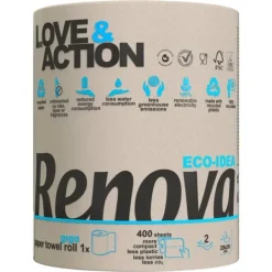 Renova Love & Action Giga Roll 1R papirhåndklæde Hot