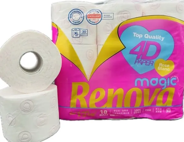 Toiletpapir>Renova Magic Rose Deco 18R toiletpapir