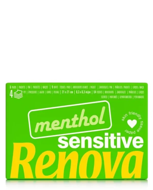 Renova Mentholservietter 6x9 stk Hot