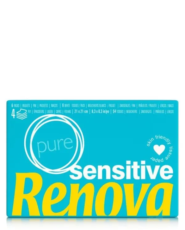 Papirlommetørklæder>Renova Pure servietter 6x9 stk