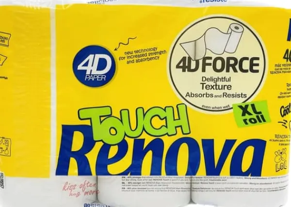 Aftørringspapir>Renova Touch 3R papirhåndklæde